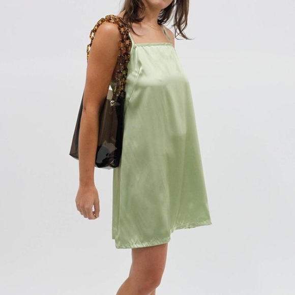 Lisa Says Gah Deadstock Tori Slip in Celery - PLEASE COMMENT BEFORE BUYING - Picture 1 of 4